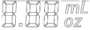 A digital numbers on a white background  Description automatically generated